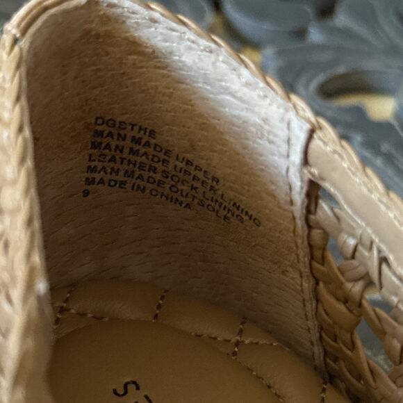 Birdies Goldfinch Woven Dawn Beige Slip On Pointed Toe Ballet Flats Size 9 - Picture 11 of 11